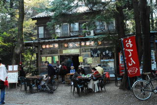 井の頭池、西の売店